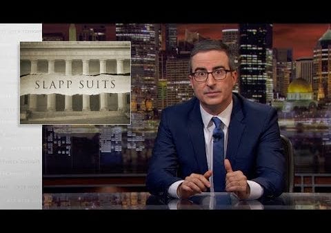 Last Week Tonight with John Oliver: SLAPP Suits