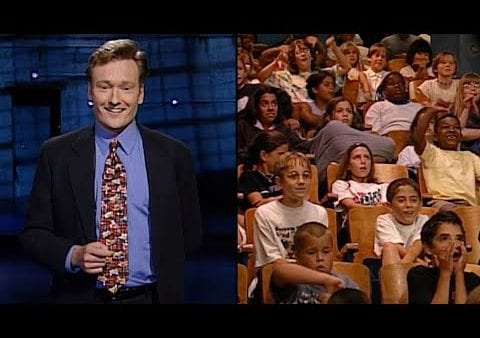 Als Conan O'Brien vor einem reinen Kinder-Publikum aufzeichnete (1997)