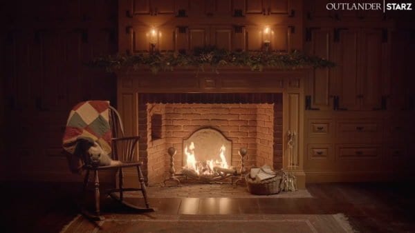 Outlander: Weihnachtliches Fraser-Kaminfeuer als einstündiges Video