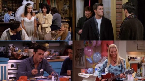 Eine Sekunde aus jeder Episode „Friends“