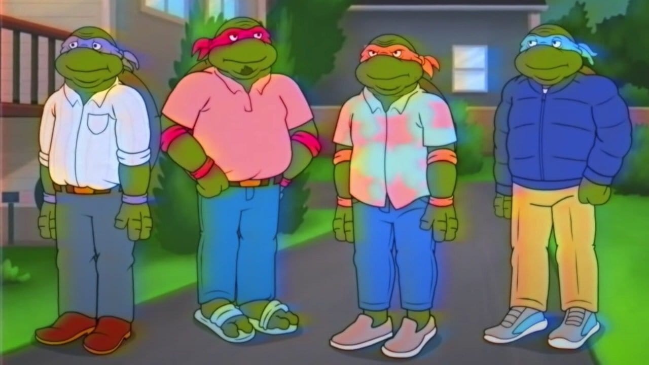 Witziger Clip mit den gealterten „Teenage Mutant Ninja Turtles“