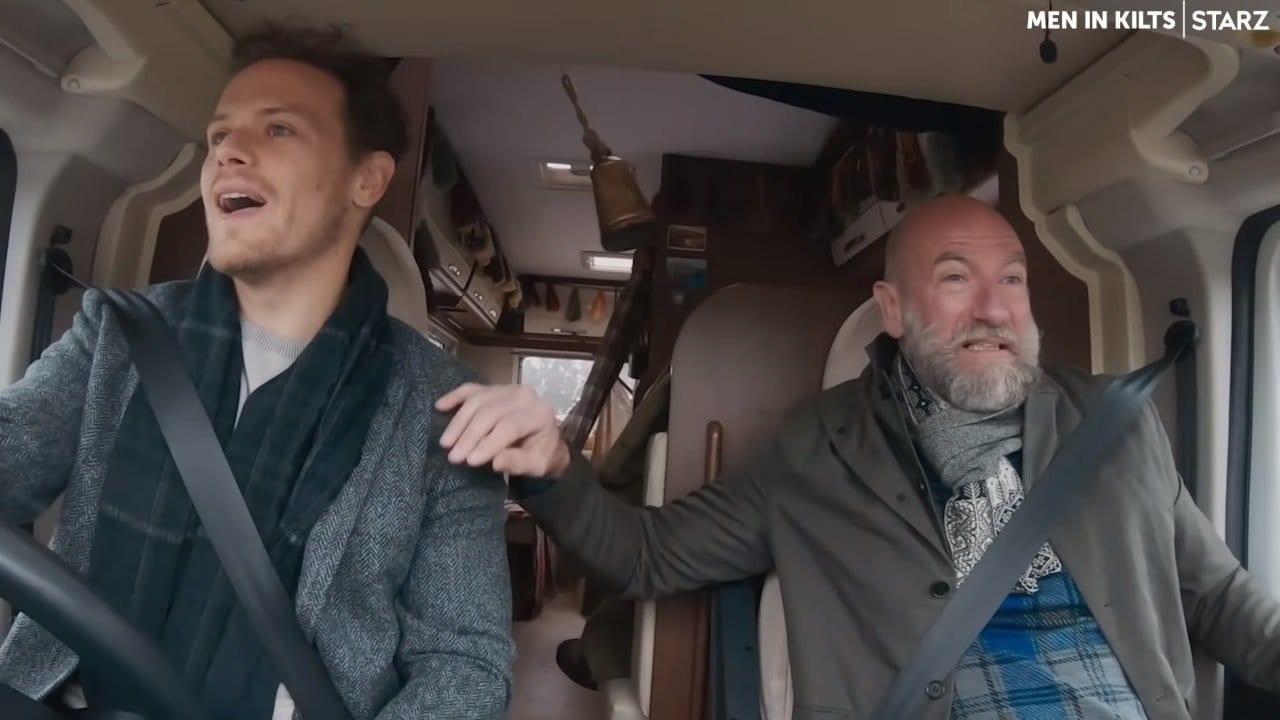Men in Kilts: Teaser zum Roadtrip mit „Outlander“-Stars