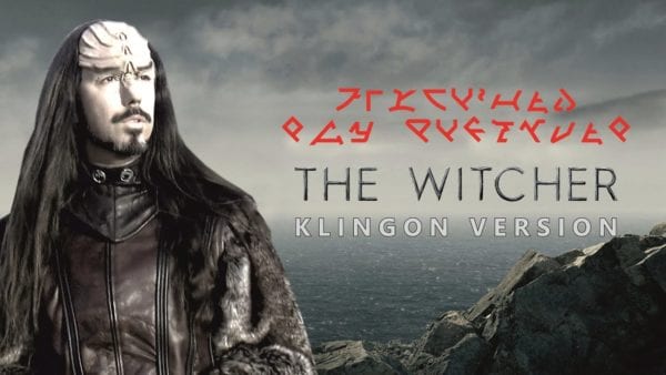 „Toss a Coin to Your Witcher“ auf klingonisch