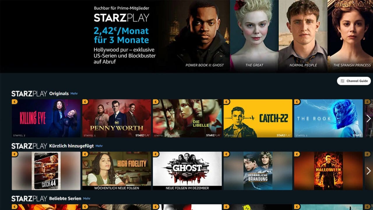 Prime Day 2020: Amazon Prime Video Channels günstig testen