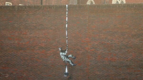Video zu Banksys Street Art im „The Joy of Painting“-Stil