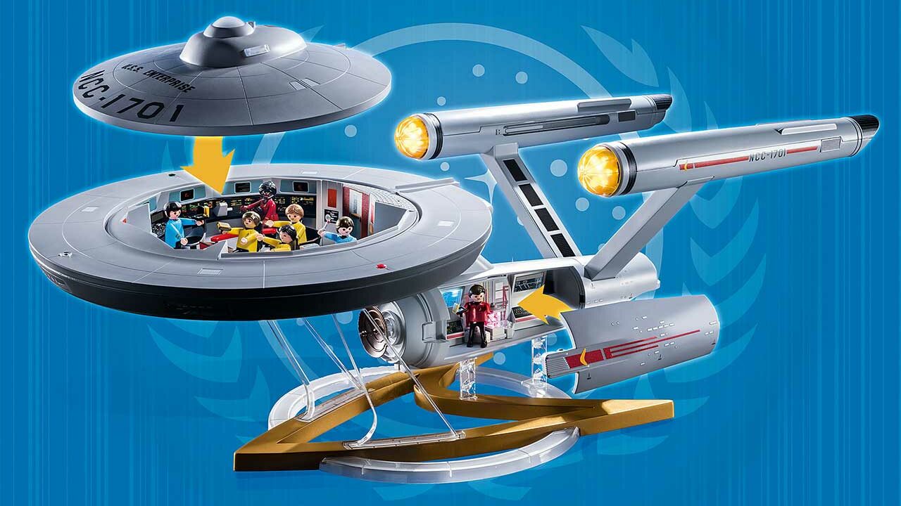 Star Trek: Playmobil bringt gigantisches Modell der U.S.S. Enterprise raus