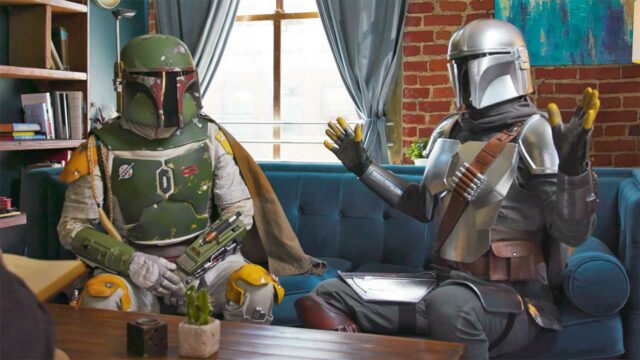 Boba Fett und Din Djarin bei der Paartherapie