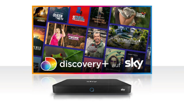 discovery+ ein Jahr kostenlos für Sky Q Kunden