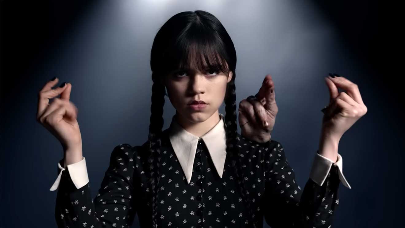 Teaser zur Wednesday-Addams-Serie auf Netflix