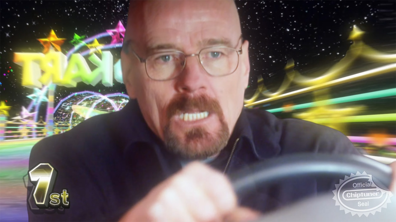 Walter White in „Mario Kart Wii“