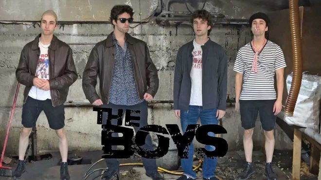 Billige Ein-Mann-Parodie von „The Boys“