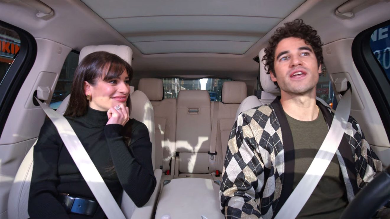 Carpool Karaoke: „Glee“-Stars Lea Michele und Darren Criss singen Weihnachtslieder