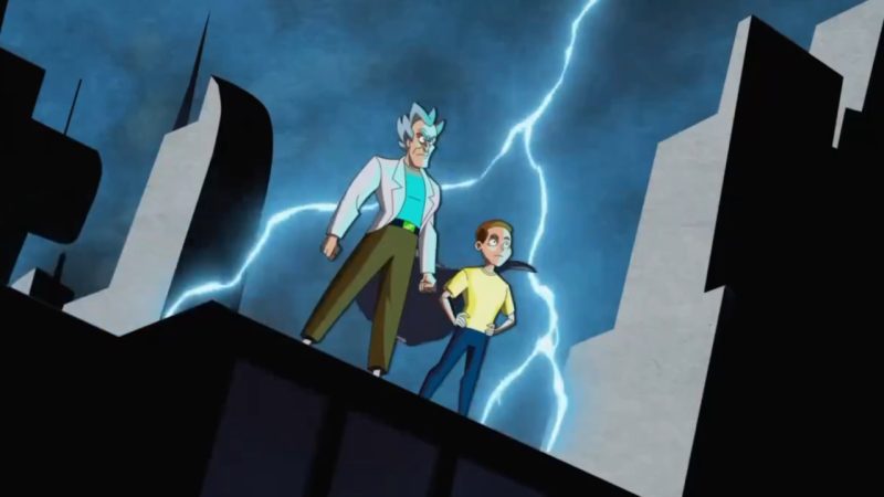 Rick and Morty Batman Parody